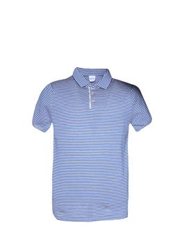 Polo righe uomo aspesi RIGA FINE BIANCA E BLU