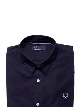 Camicia fred perry classica NAVY - gallery 5
