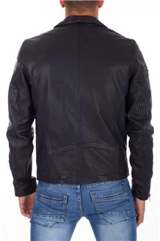 Superdry giubbotto pelle NERO - gallery 3