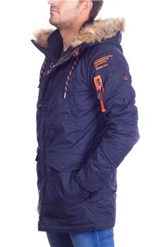 Parka superdry cappuccio BLU