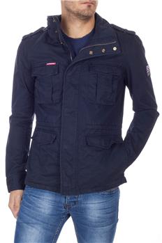 Superdry field jacket cotone BLU
