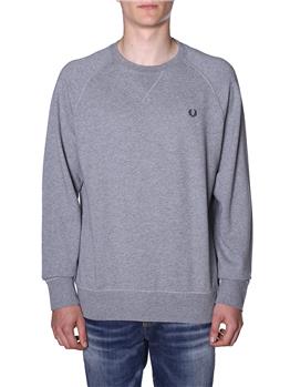 Fred perry felpa giro collo GRIGIO CHIARO
