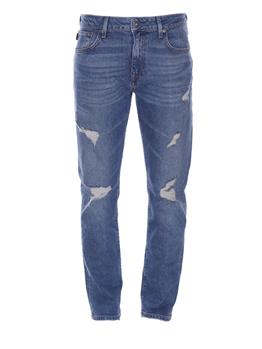 Jeans slim uomo superdry BRIGHT BLUE VINTAGE - gallery 2