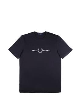 T-shirt fred perry uomo BLACK P0 - gallery 2