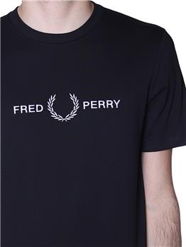 T-shirt fred perry uomo BLACK P0 - gallery 3