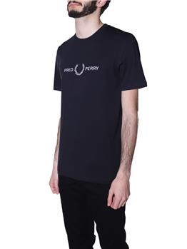 T-shirt fred perry uomo BLACK P0 - gallery 4