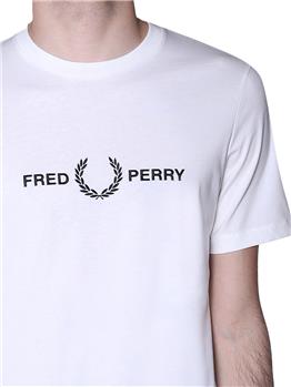 T-shirt fred perry uomo SNOW WHITE - gallery 3