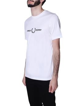 T-shirt fred perry uomo SNOW WHITE - gallery 4