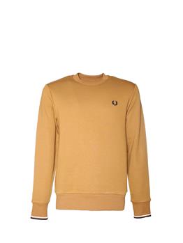 Felpa fred perry uomo DARK CARAMEL - gallery 2