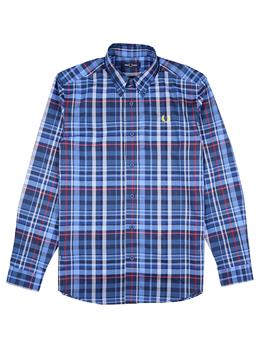 Camicia fred perry uomo MID BLU - gallery 2