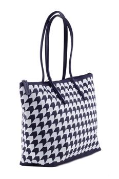Lacoste borsa fantasia BLU