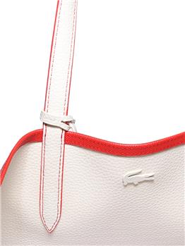 Borsa lacoste donna shopping BIANCO E ARANCIO - gallery 4