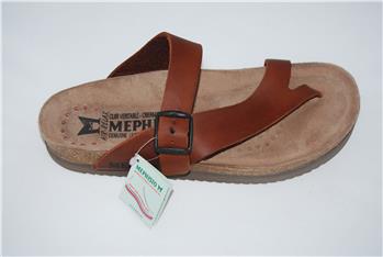 Ciabatta mephisto pelle MARRONE - gallery 3