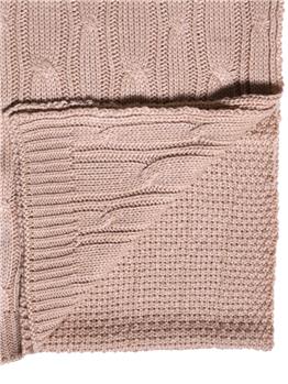 Sciarpa twin set treccia BEIGE
