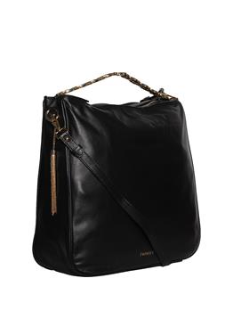 Borsa twin set rettangolare NERO