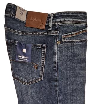 Jeans rubens z re-hash uomo LAVAGGIO SCURO W3