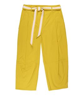 Pantalone manila grace pieghe VERDE ACIDO