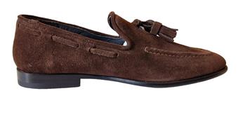 Mocassino con nappine golf TESTA DI MORO