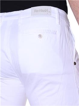 Pantalone re-hash mucha uomo BIANCO - gallery 5