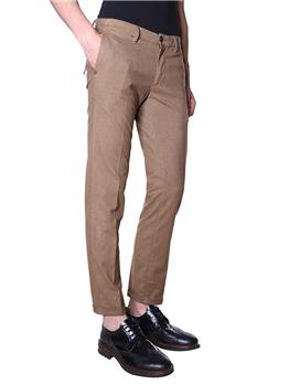 Pantalone re-hash cotone MARRONE CHIARO - gallery 3