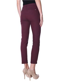 Pantalone manila grace chino BORDEAUX - gallery 4