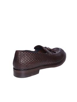 Mocassino treccia con nappine MARRONE - gallery 3