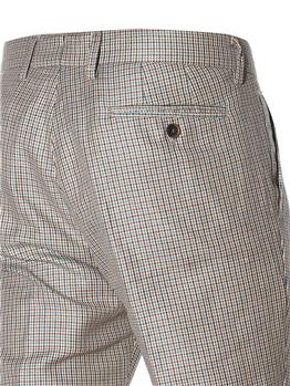 Pantalone re-hash piede pool CELESTE BEIGE MARRONE BLU - gallery 4