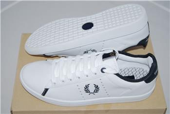 Scarpa fred perry pelle BIANCO - gallery 2