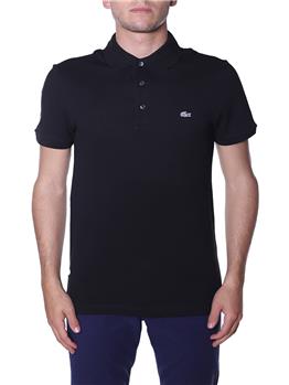 Polo lacoste uomo stretch NERO