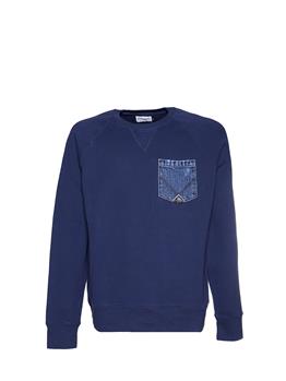 Felpa roy rogers uomo tasca BLUE