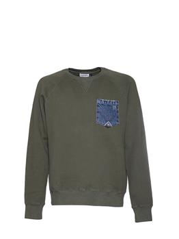 Felpa roy rogers uomo tasca ARMY GREEN