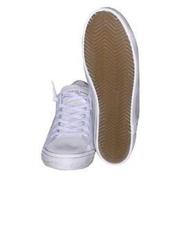 Sneakers veau croco donna BLANC OR - gallery 4