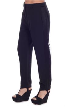Pantalone twin set pizzo nero NERO