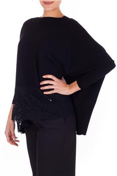 Maglia twin set maxi NERO