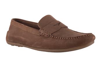 Clarks uomo mocassino MARRONE
