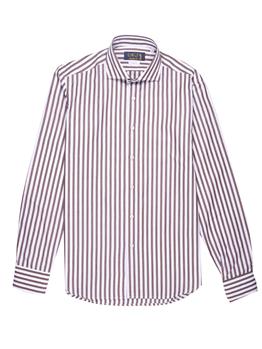 Camicia golf by montanelli BIANCO E MARRONE
