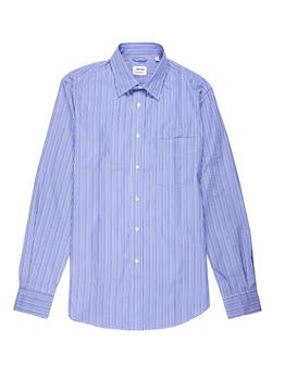 Camicia aspesi uomo rigata BLU CELESTE BIANCO