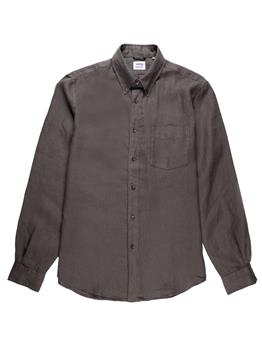 Camicia aspesi uomo lino VERDE MILITARE