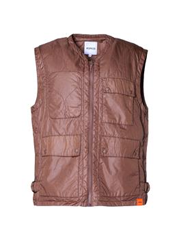 Gilet aspesi clamp vest MARRONE CHIARO
