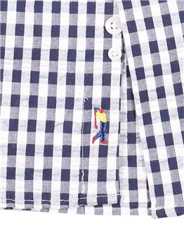 Camicia golf by montanelli BIANCO E BLU P1 - gallery 4