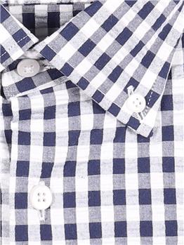 Camicia golf by montanelli BIANCO E BLU P1 - gallery 5