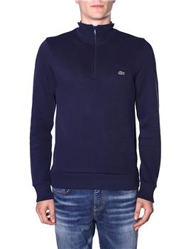 Maglia lacoste 1/2 zip BLU Y7 - gallery 2