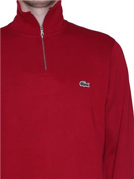 Felpa lacoste mezza zip BORDEAUX - gallery 5