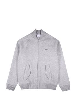 Maglia lacoste full zip GRIGIO CHIARO