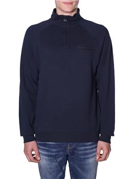 Felpa lacoste uomo 1/2 zip BLU - gallery 2