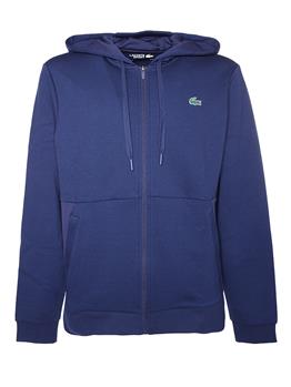 Felpa lacoste uomo full zip BLU MARINE