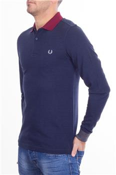 Polo fred perry uomo collo BLU P7