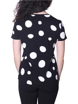T-shirt manila grace fantasia NERO LAVAGNA