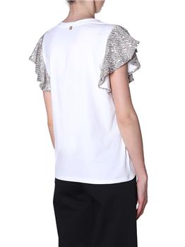 Blusa manila grace scollo v BIANCO - gallery 4