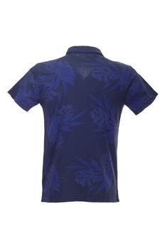 Polo fantasia florale BLU P4 - gallery 3